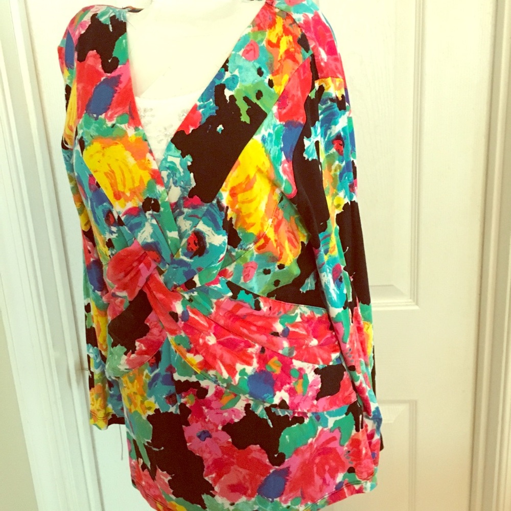 Cable and Gauge floral top